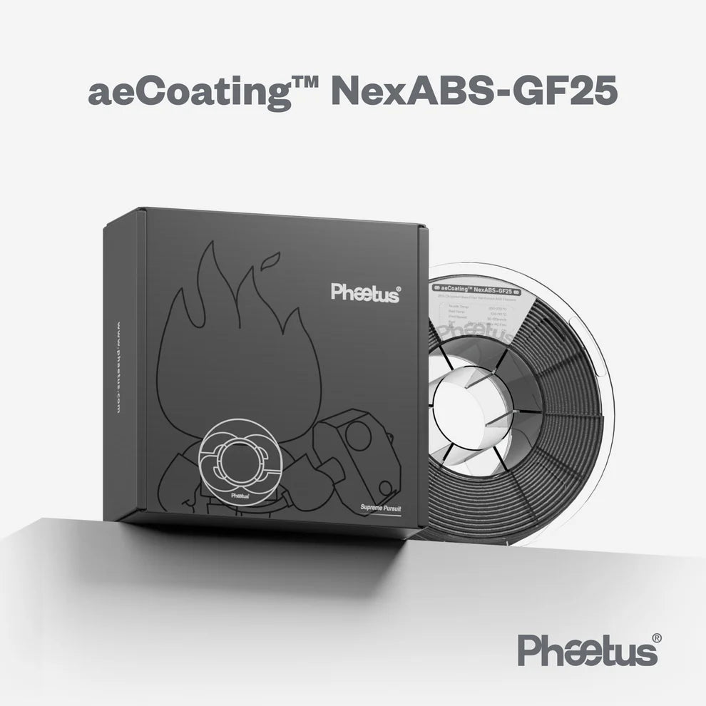 Phaetus aeCoating NexABS-GF25 3D Printer Filament Glass Filled ABS 1.75mm 1kg