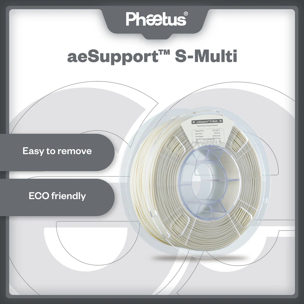 Phaetus aeSupport S-Multi 3D Printer Filament 1.75mm 1kg